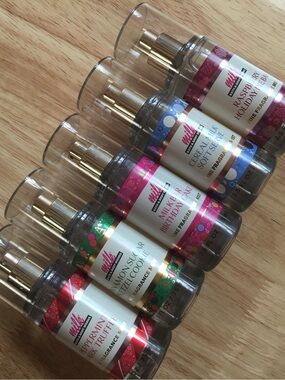 Bath & Body Works Milk Holiday Fine Fragrance Mists - Red, Green,Pink, Blue,Gold